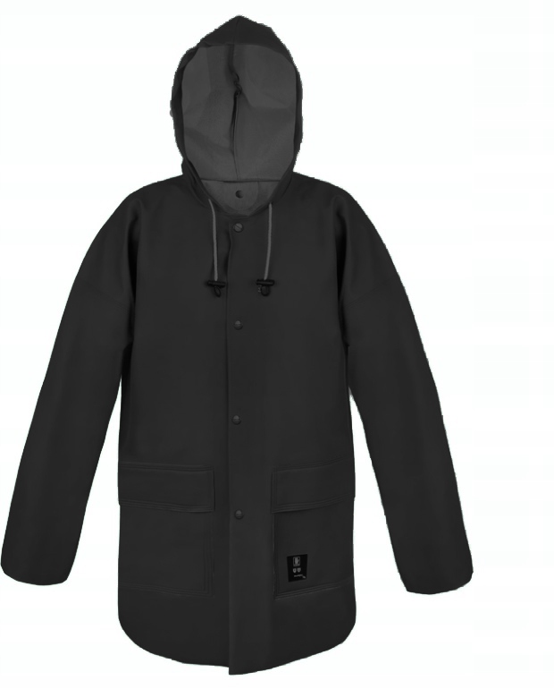 Ideální bunda na lov ryb, světle černá