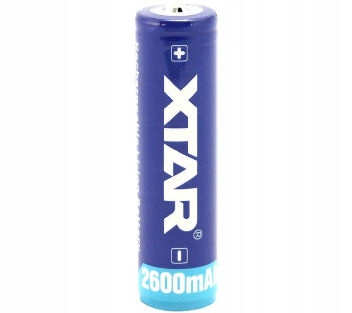 

Akumulator Xtar 18650 2600mAh 3.7V Zabezpieczony