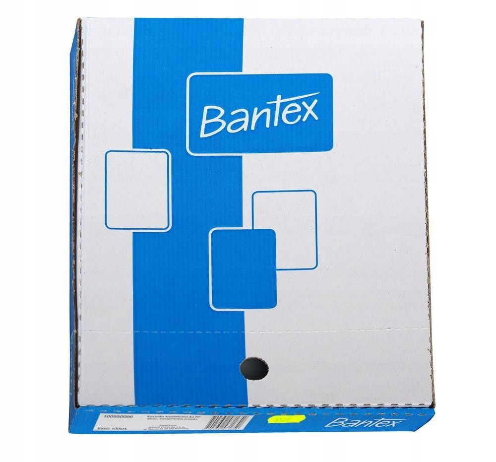 

Koszulki obwoluty A4 100szt krystaliczne Bantex
