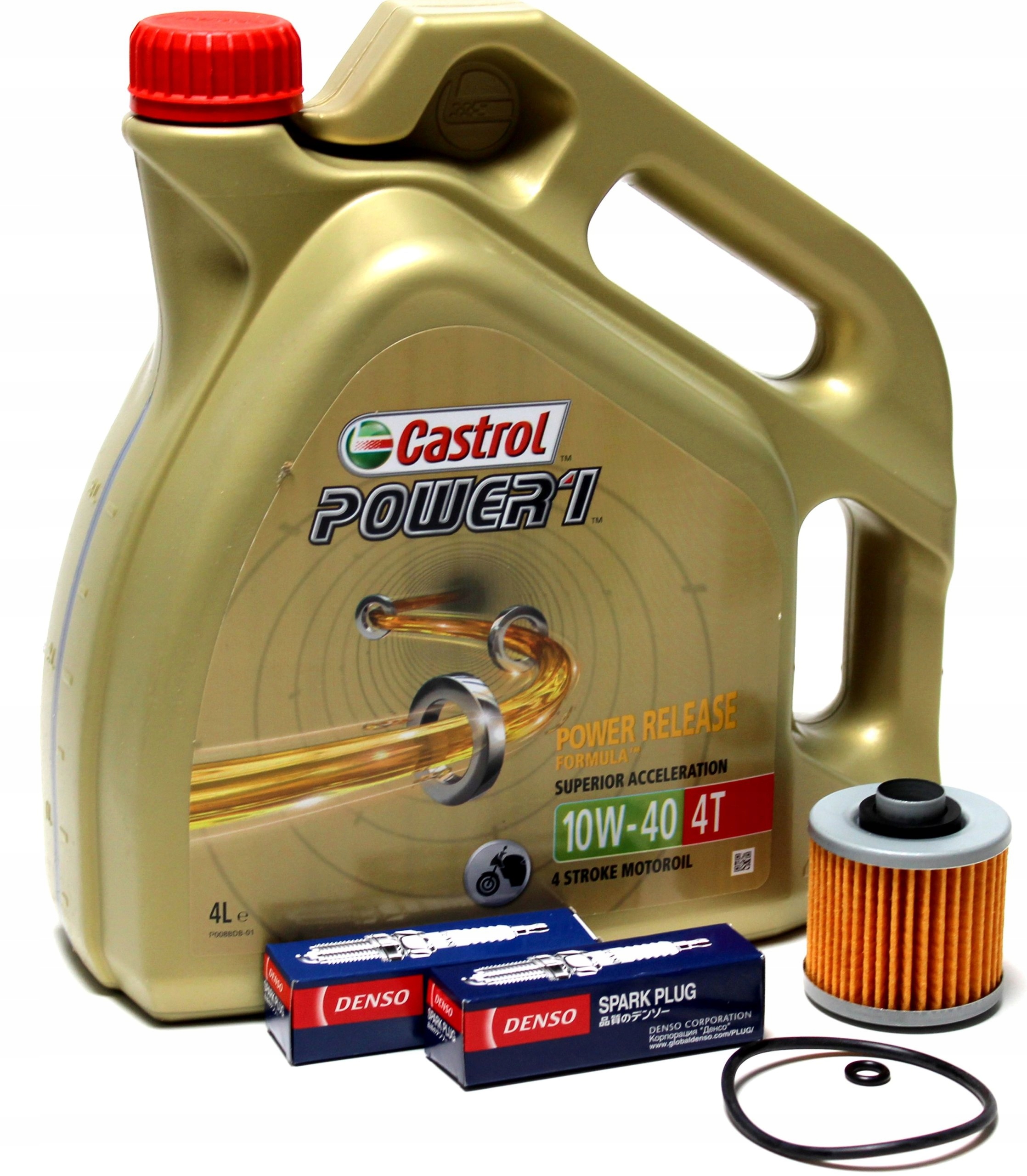 OLEJ CASTROL FILTR ŚWIECE YAMAHA TRX 850 96-99 NOWY ZESTAW