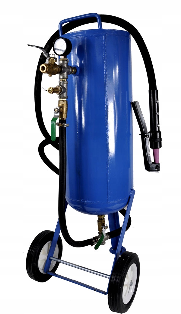 Mobilna piaskarka syfonowa 50l 2x dysza maska Producent code 4254