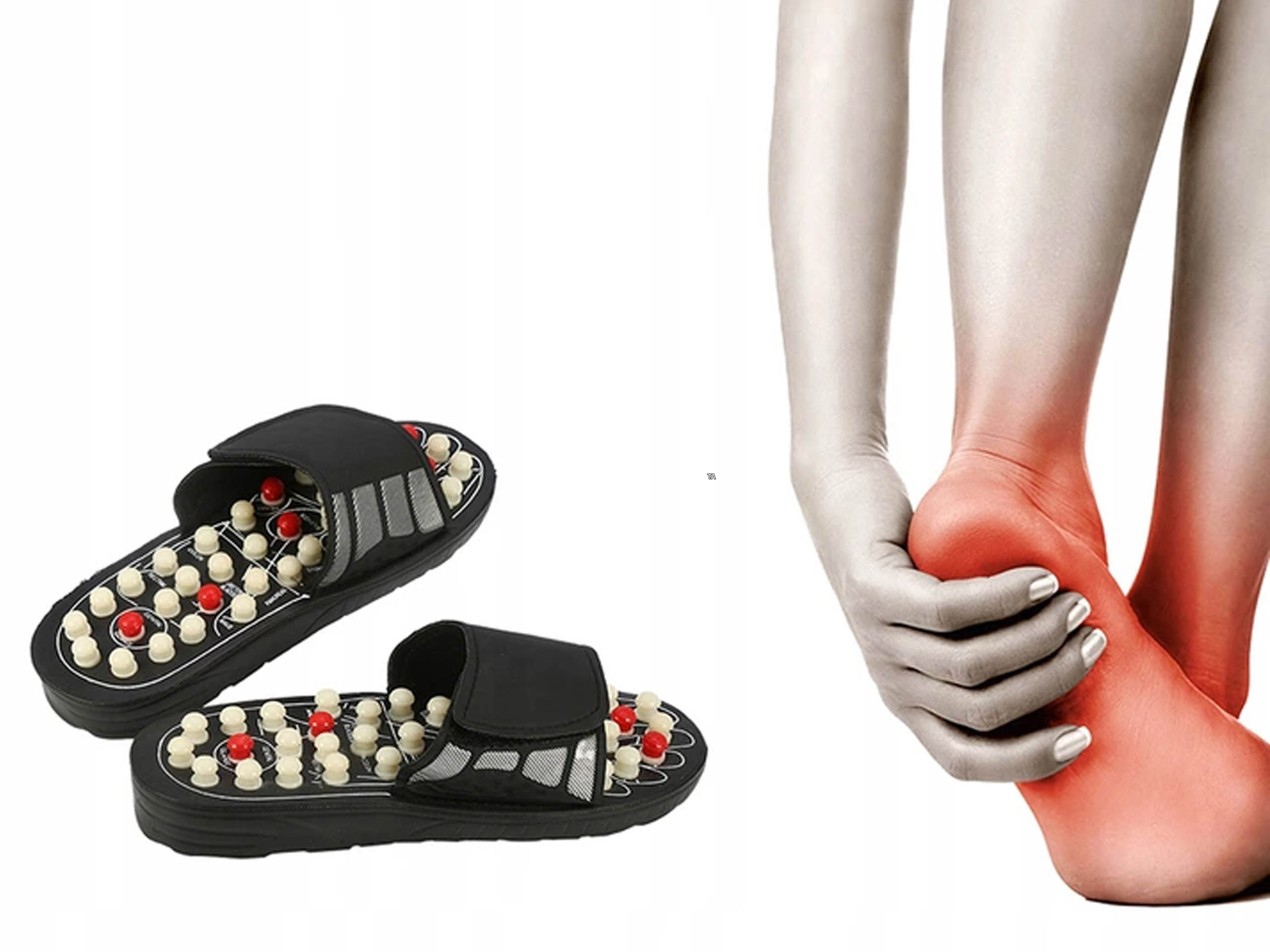 KLAPKI ZDROWOTNE DO AKUPRESURY I MASAŻU STÓP 38/39