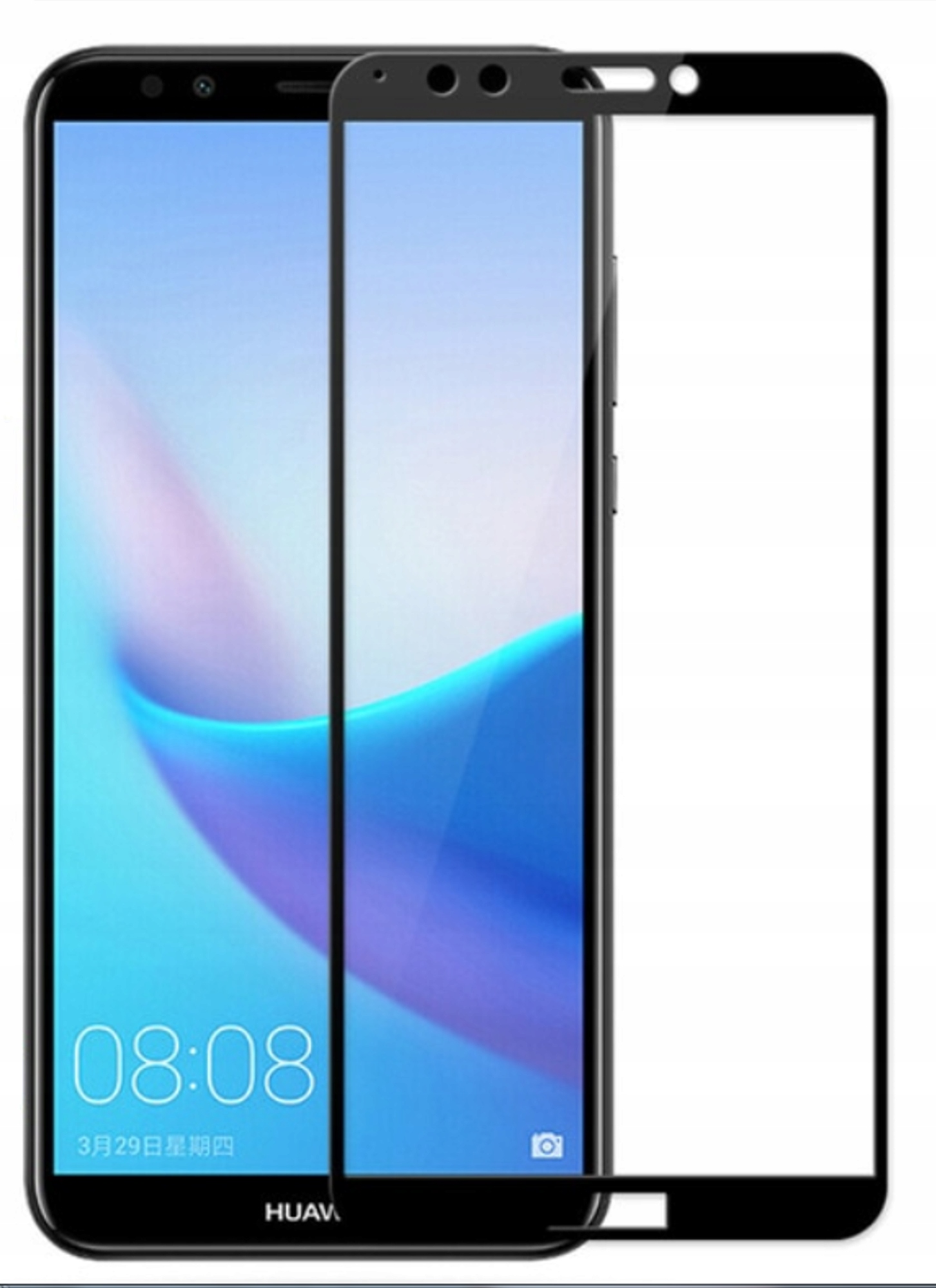 

Szkło Hartowane Full Glue 6D do Huawei Y9 2018