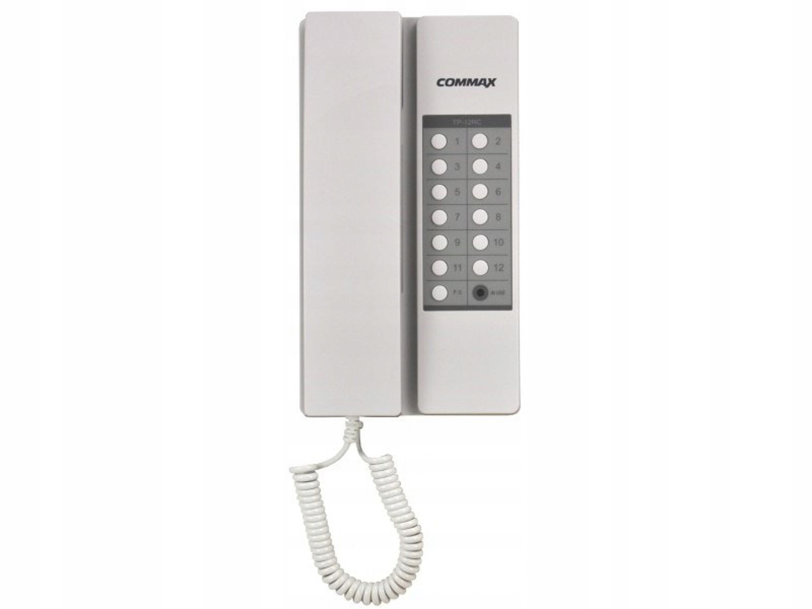 Interkom słuchawkowy Commax TP-12RC max. 12 stacji w systemie
