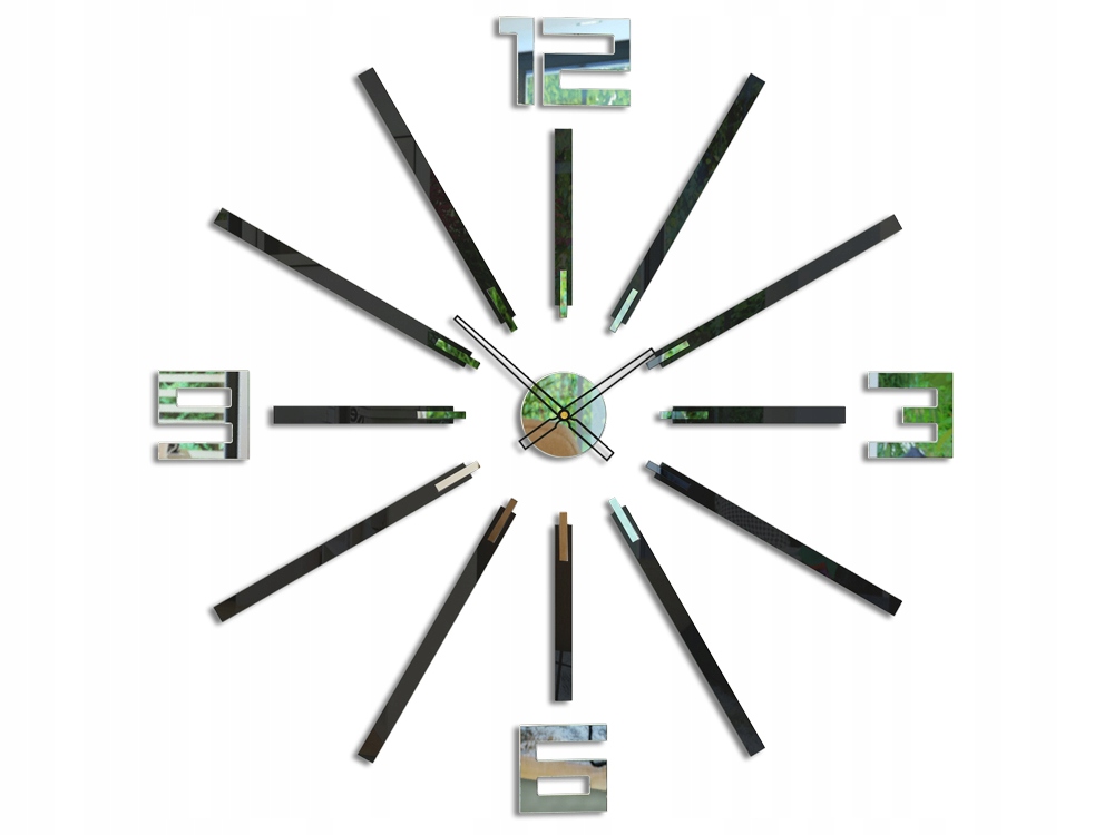 

Zegar Na Ścianę Ultra Cichy Big Clock Lustro