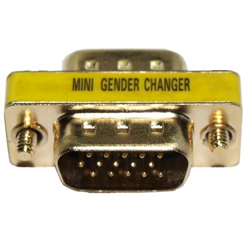 

Adapter gender Vga D-sub 15 pin wt-wt gold Hq