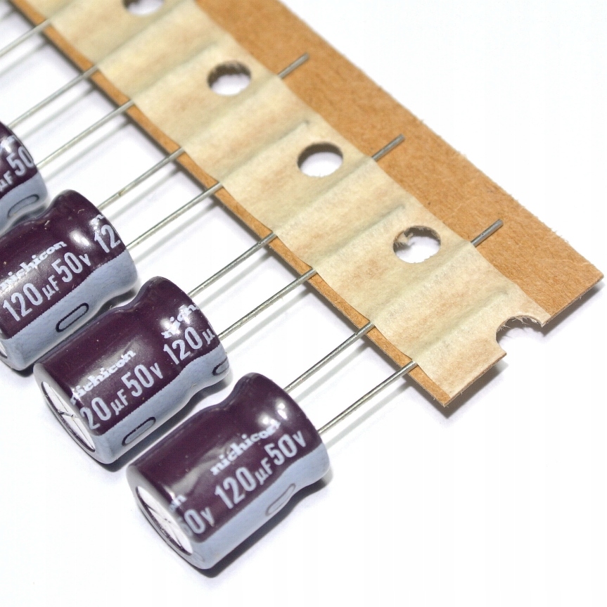 

120uF 50V 105 Low lmpedance Nichicon [10szt] #KC37