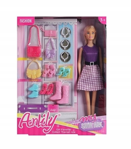 

Piękna Lalka Anlily 29cm Buty Akcesoria Blondynka