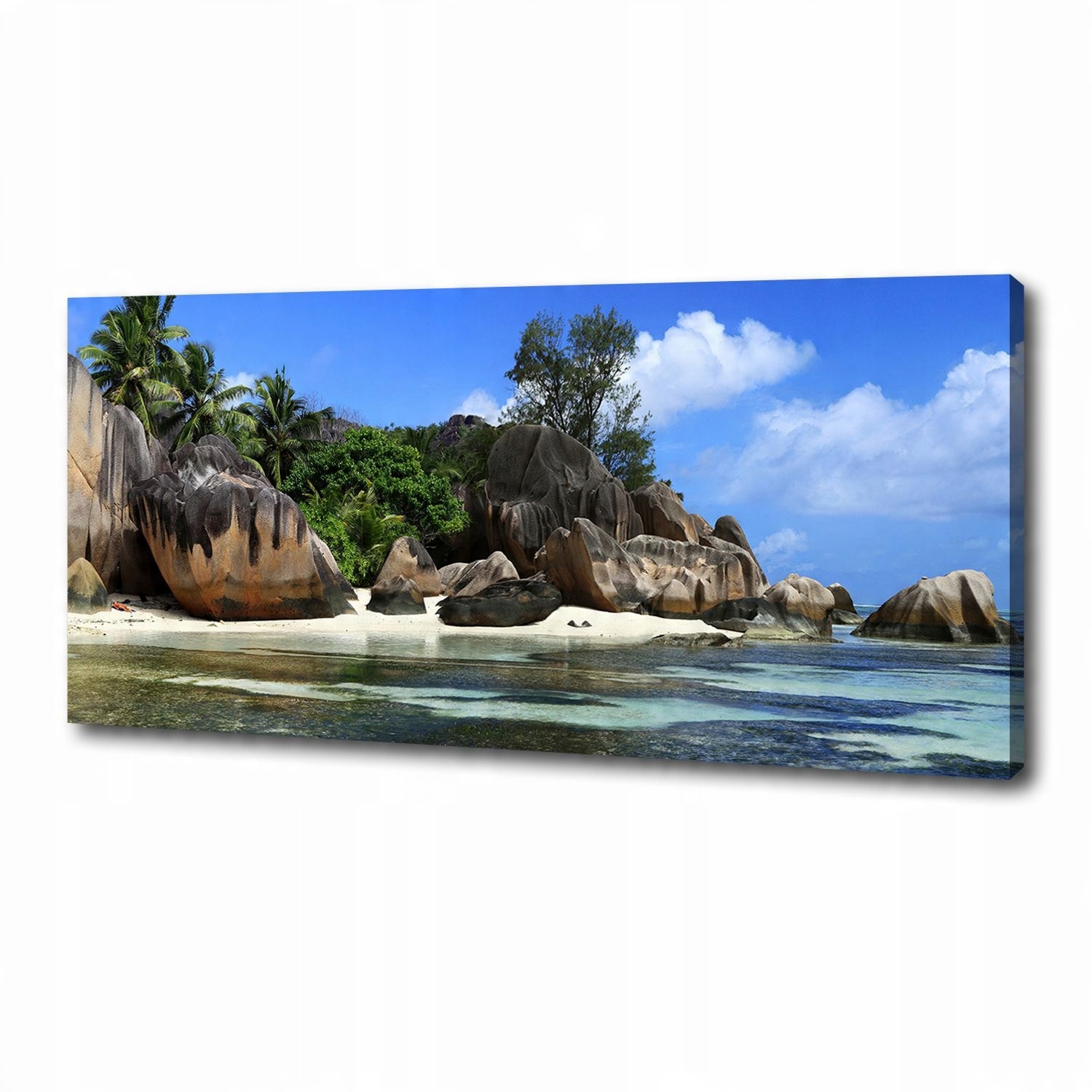 

Foto obraz na płótnie Seszele panorama 125x50 cm
