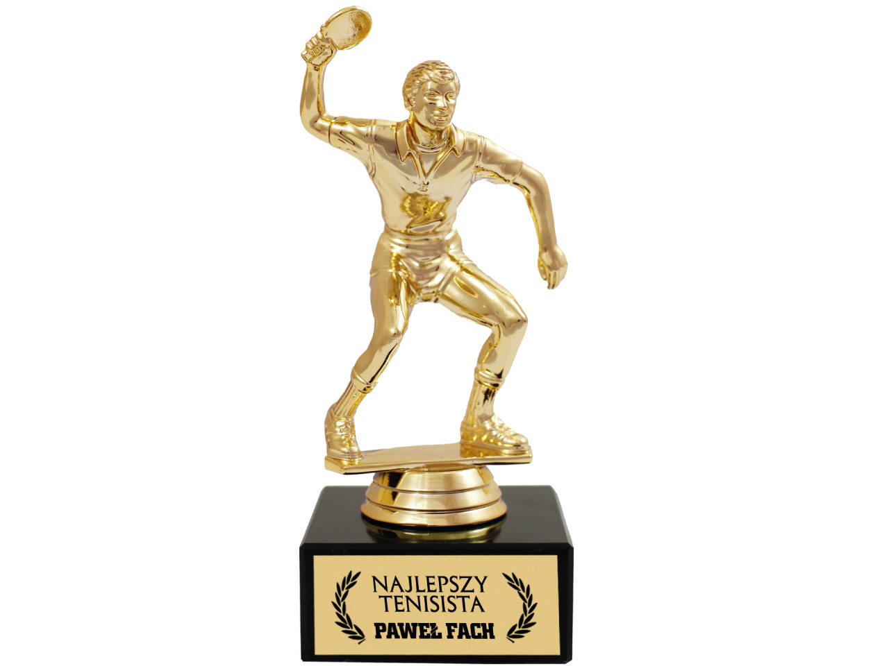 

Złota Statuetka Racket M Tenis stołowy Ping Pong