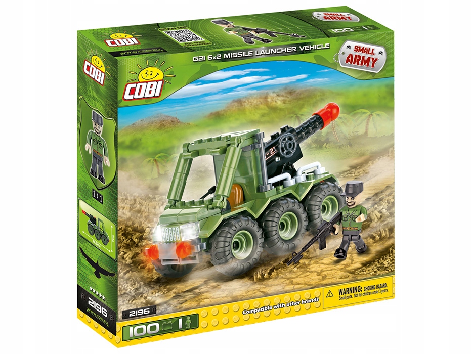 COBI 2196 Small Army G21 6x2 Missile Launcher Vehicle