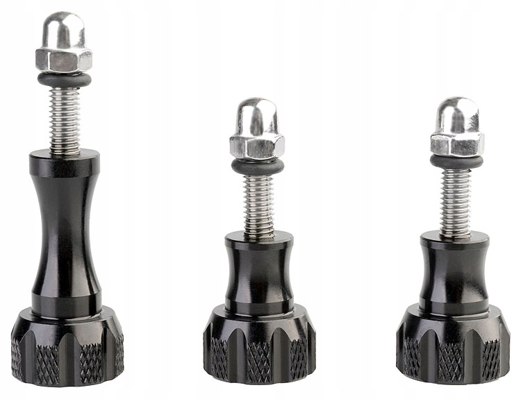 

3 x Śruba aluminium czarna do GoPro Hero 7 6 5 4 3