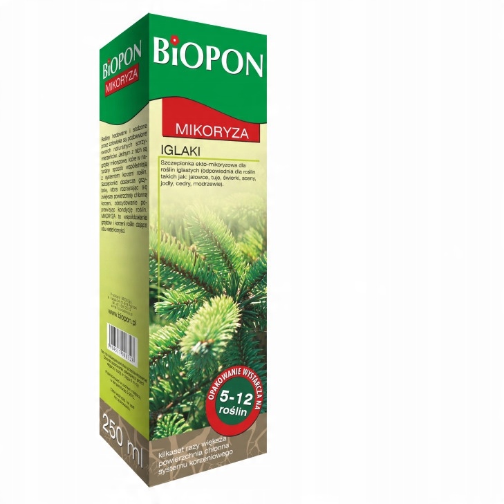 

Mikoryza Iglaki Świerk Jodła Cedr 250ml Biopon