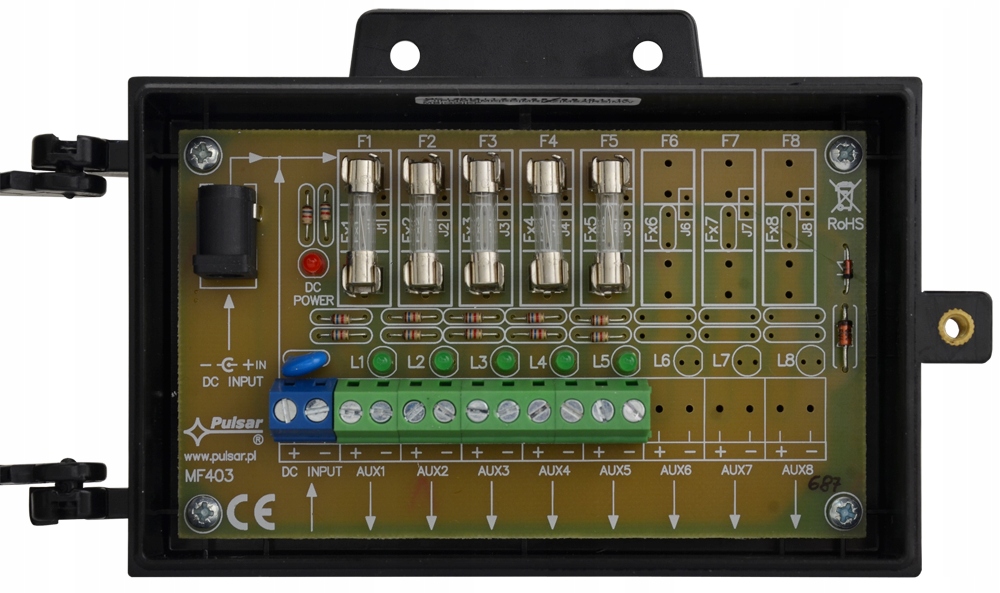 Moduł bezpiecznikowy w obudowie AWZ593 Pulsar Model AWZ593