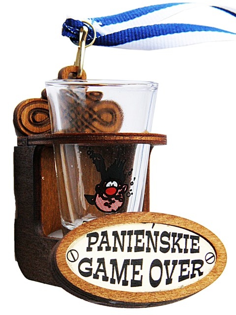 

Kieliszek Panieńskie Game Over wieczór panieński