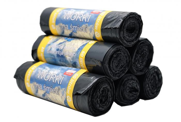 

Worki Na Śmieci 60L Super Mocne 60szt Produkt Pl