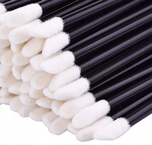 APLIKATORY WELUROWE DO RZĘS CZARNE 50 SZT Rodzaj aplikatory