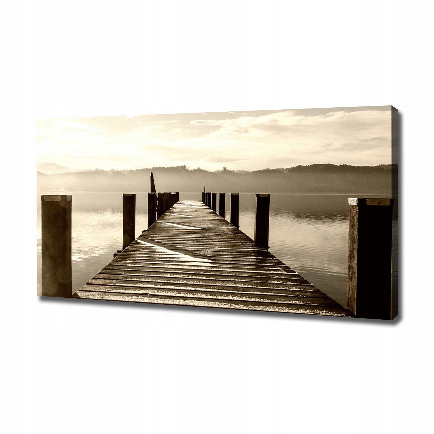 

Foto obraz na płótnie Drewniane molo 120x60 cm