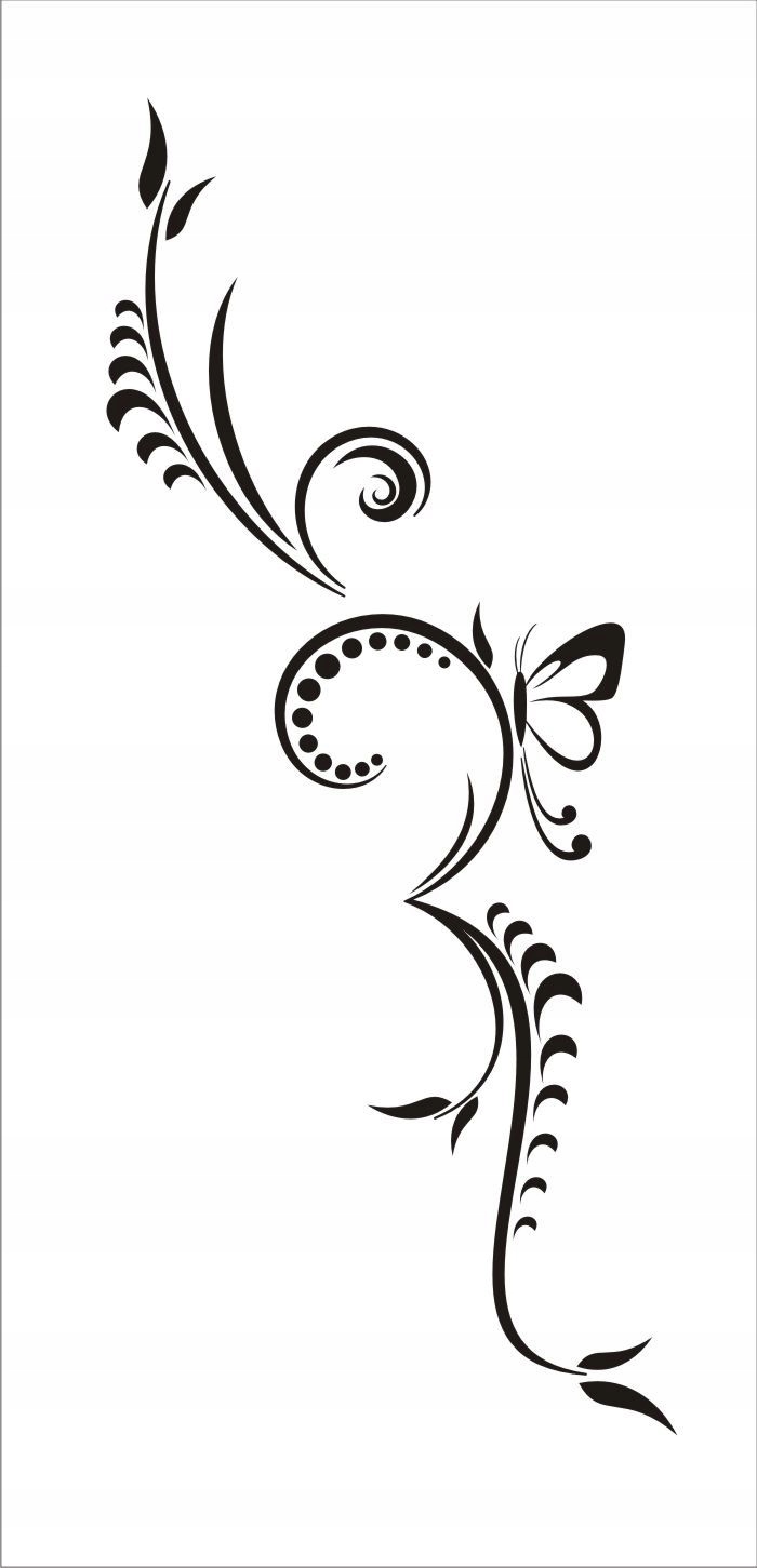 

Naklejka na ścianę meble lustro dekor Ornament 44