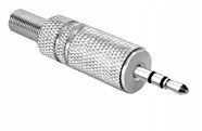 Wtyk Jack stereo Cabletech WTY0005 srebrny
