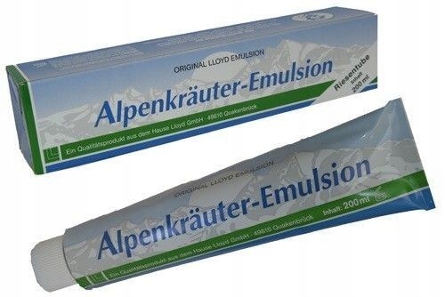 ALPENKRAUTER EMULSION LLOYD 200 ML Z NIEMIEC TUBA Postać maść