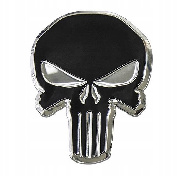 

Naklejka Emblemat Czacha Czaszka Punisher Alu