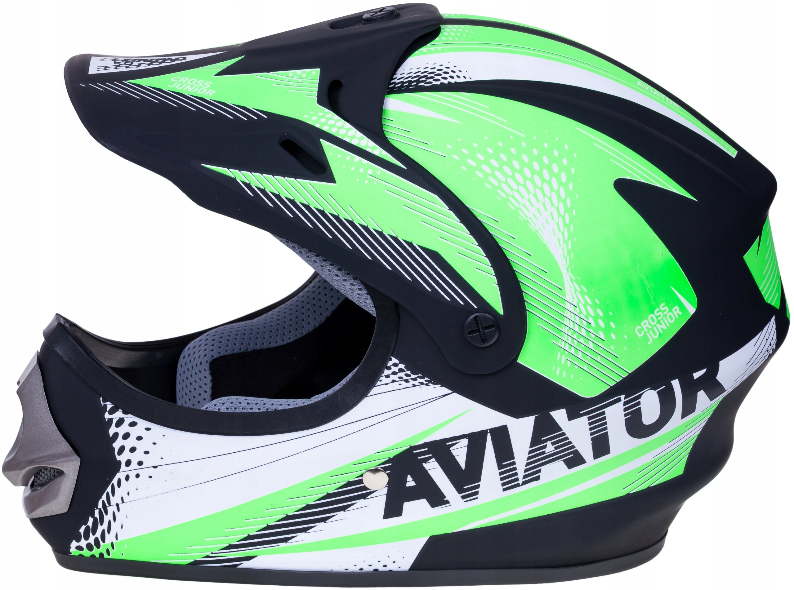 

Kask Motocyklowy Dziecięcy Enduro Quad Homologacja