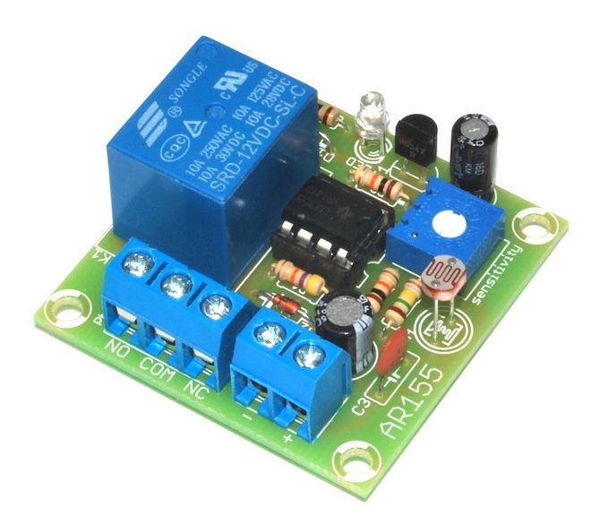 

AR155 Automat zmierzchowy - włącznik 12V kit