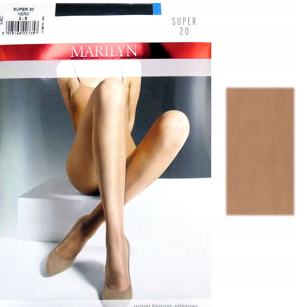 

Marilyn 20 R4 modne rajstopy Castagno