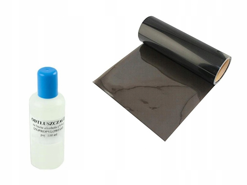 FOLIA DO LAMP JASNA CZARNA 30x200cm GRATIS Producent inny