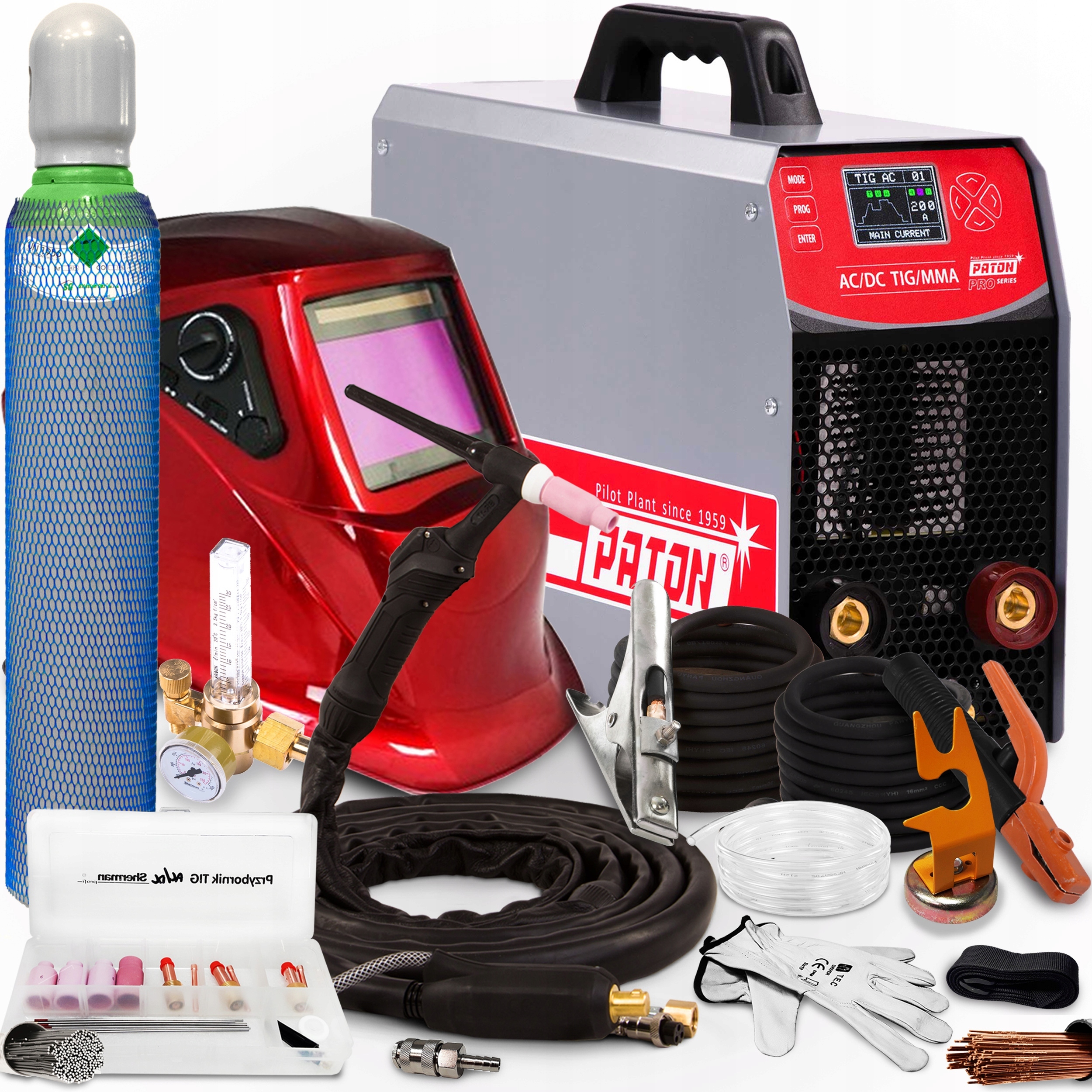 ЗВАРЮВАЛЬНИЙ АПАРАТ ІНВЕРТОРА ПАТОН АДІ 200П ТІГ АК ДК АЛУ