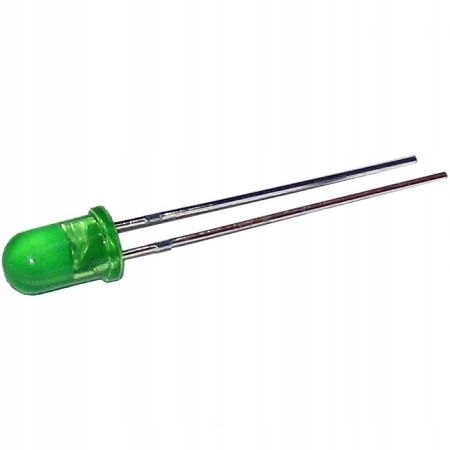 

Dioda Led 5MM 3V Zielona Matowa 10 Sztuk