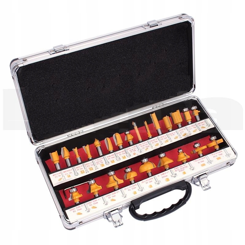 Frézy Na Dřevo Sada Fréz Pro Frézku Sada 24 Ks