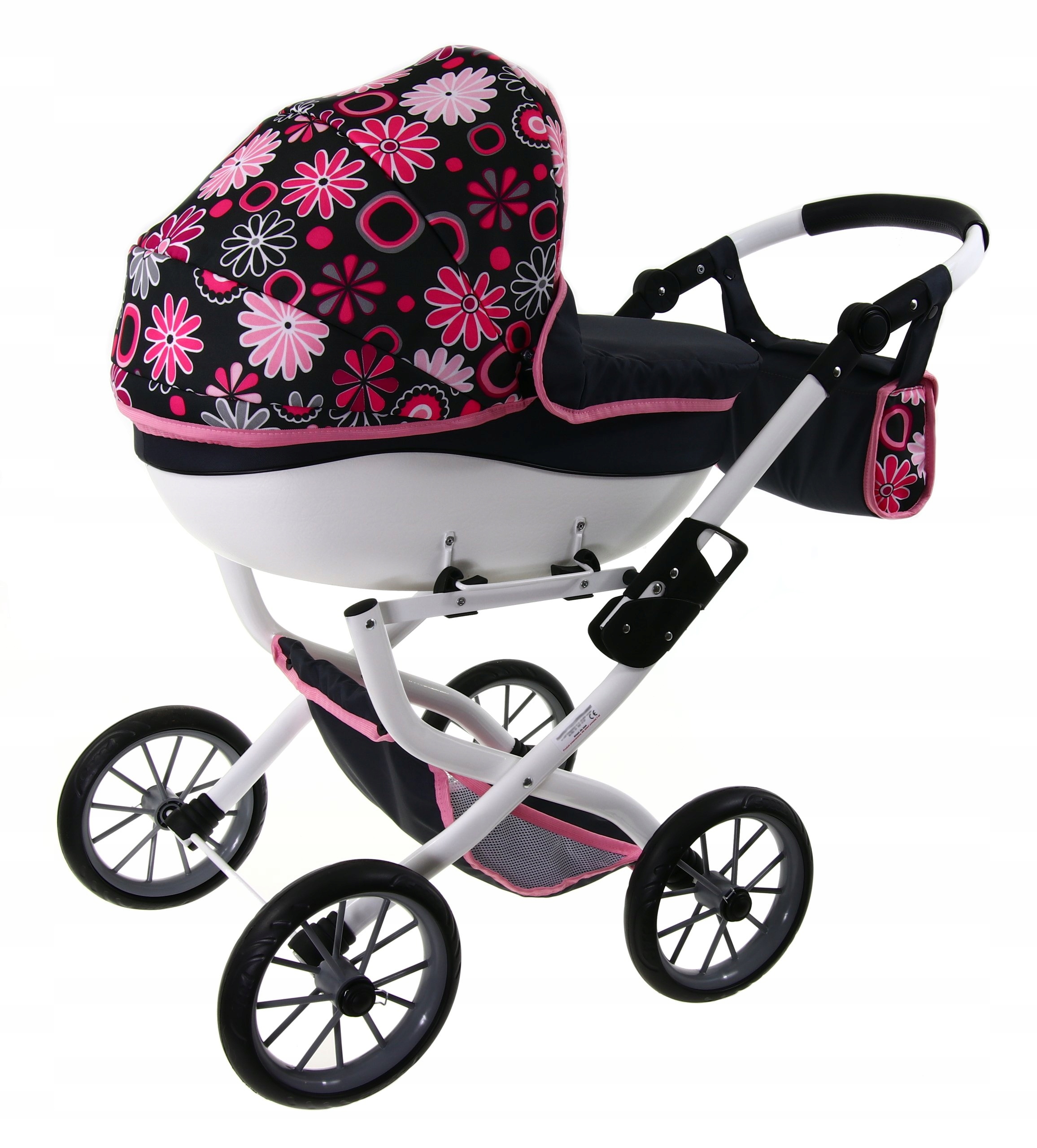 DUŻY POLSKI Wózek dla lalek lalkowy MEGA SOLIDNY ! Kod producenta W-222A