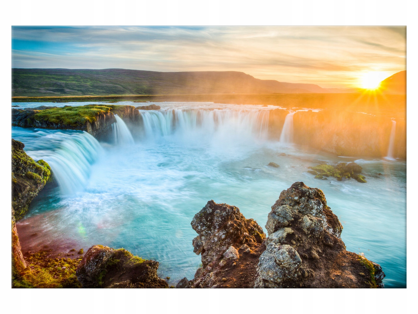 

Obraz Wodospad Godafoss 60x40 piękne miejsce