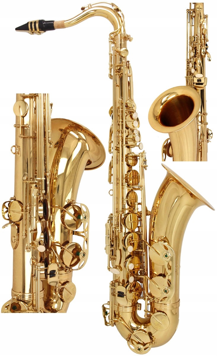 Tenorový saxofon Bb, B Fis SaxT1100G M-tunes Zlatý