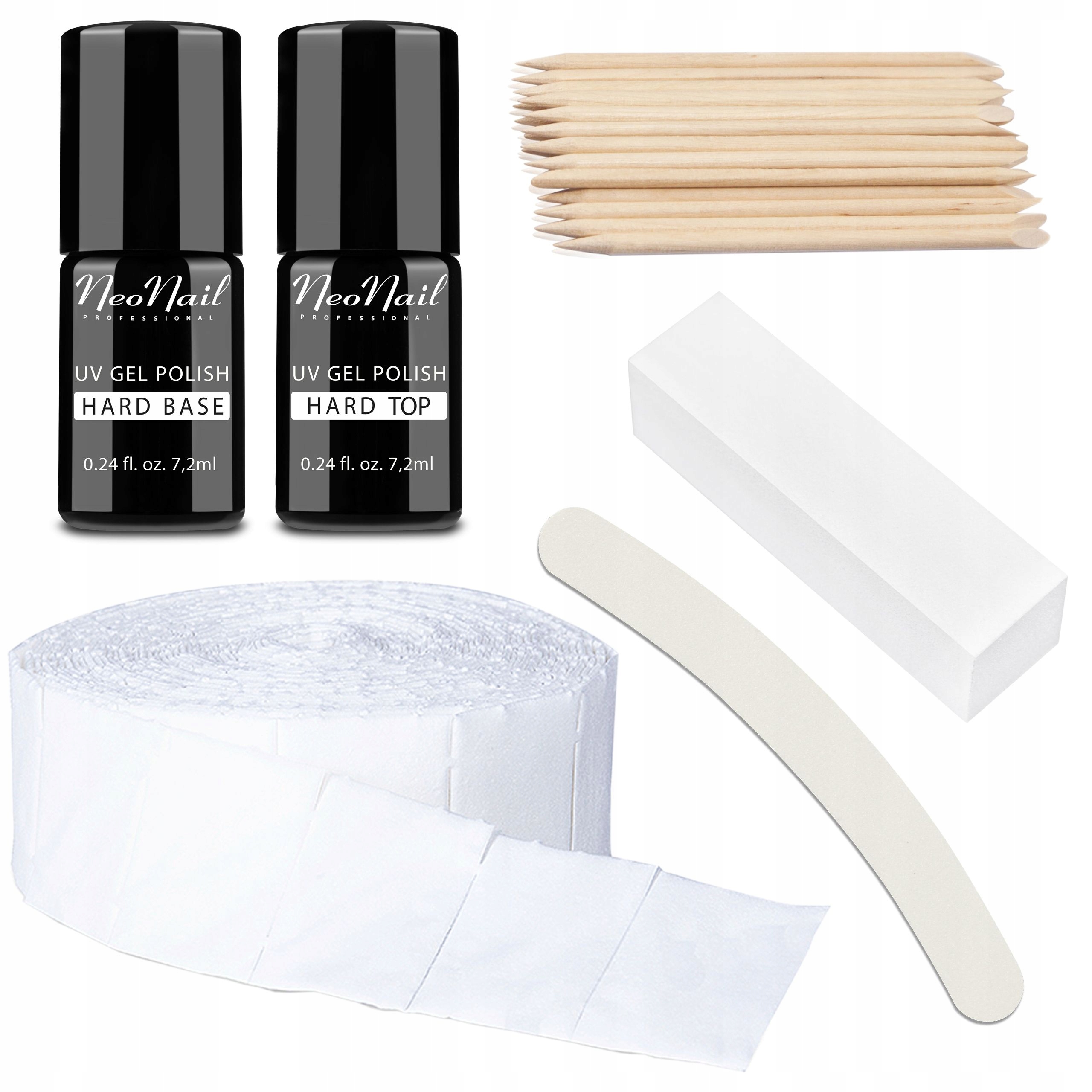 

NeoNail Hard Top + Base Baza Hybrydowa + 4 Gratisy