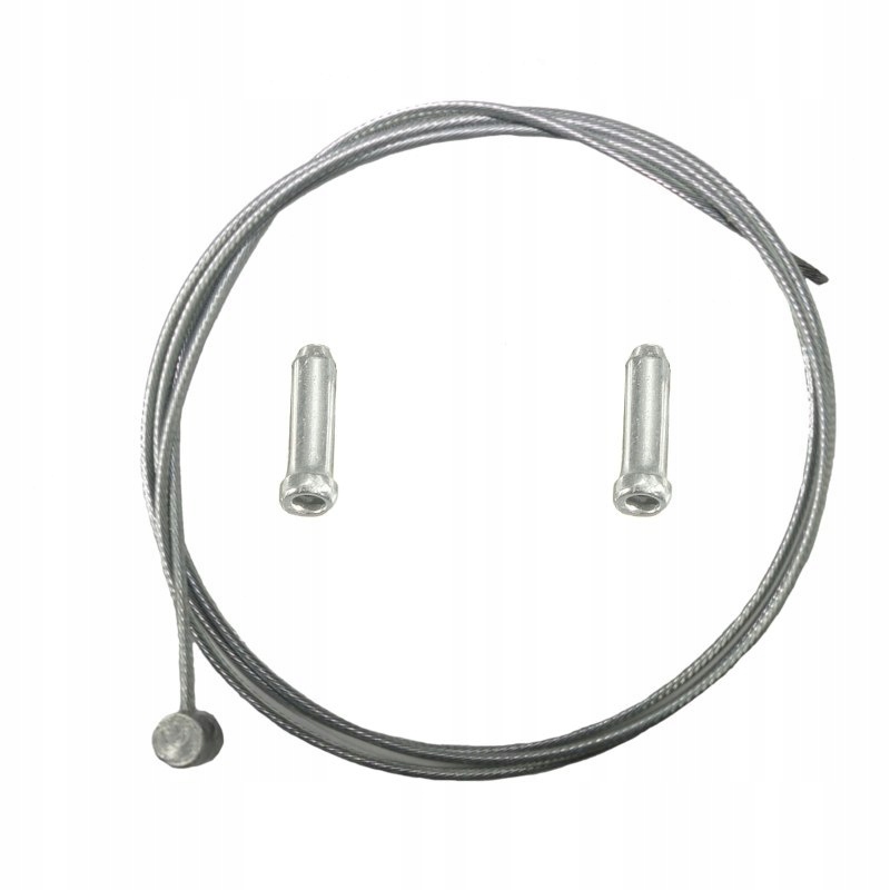 Linka hamulca hamulcowa MTB przód końcówki 1,5x850