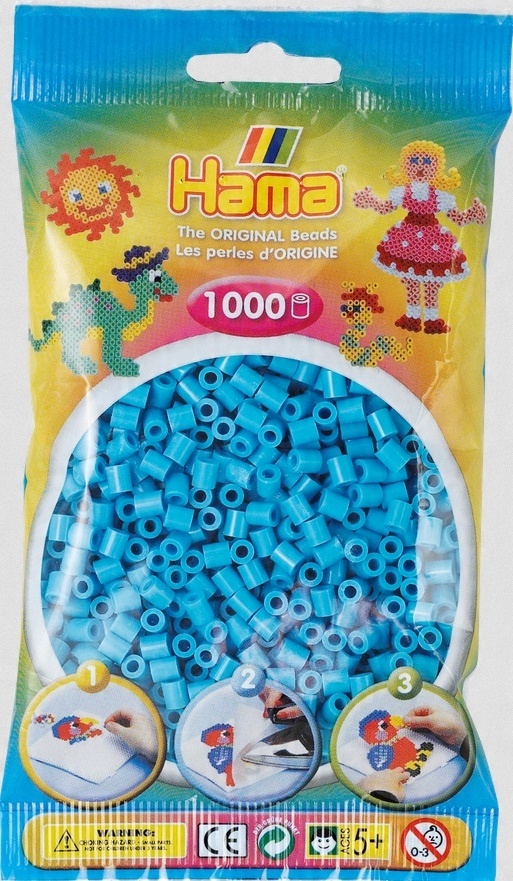 

Koraliki Hama MIDI 1000 207-49 Kolor Turkusowy