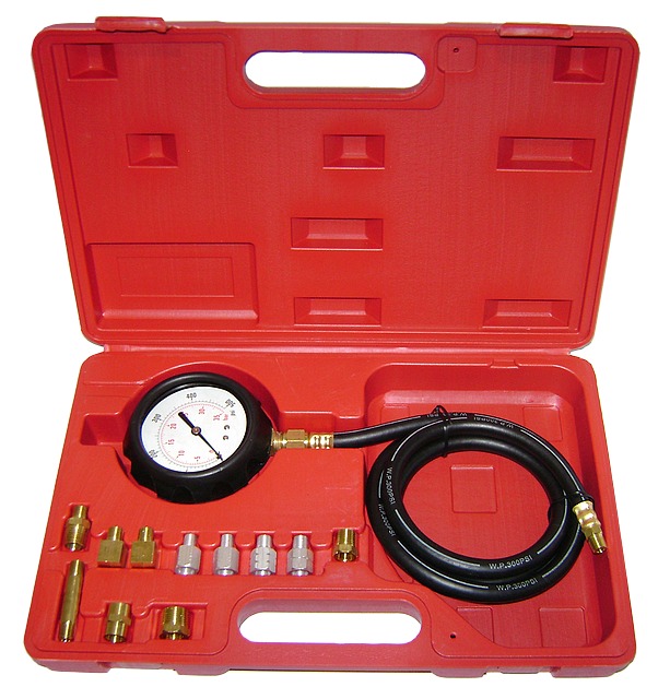 MIERNIK TESTER CISNIENIA OLEJU 14 CZESCI F512 Mark Other