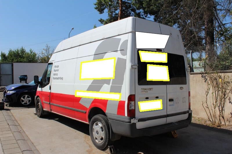 FORD TRANSIT Mk7 ЛІВИЙ СТІЙКА ЗАДНІЙ 2009 2010 2012