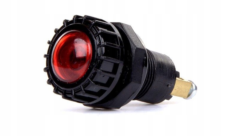 

Kontrolka czerwona z żarówką 12V osłona fi 17mm