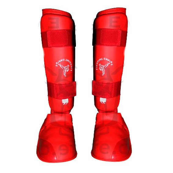 Ochraniacze goleń stopa karate wkf Empire Xs