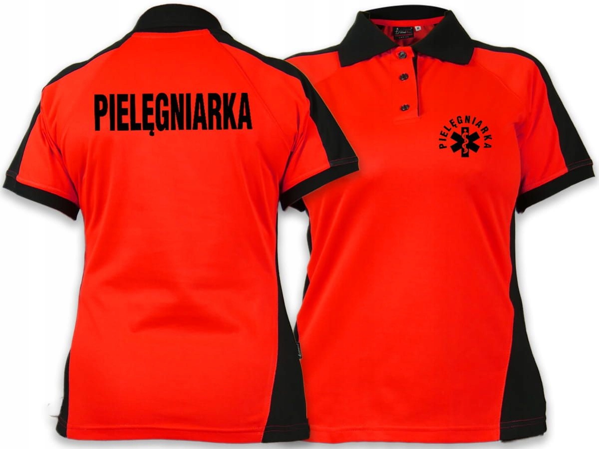 

Koszulka Polo Fluo Ratownik Medyczny Pielęgniarka