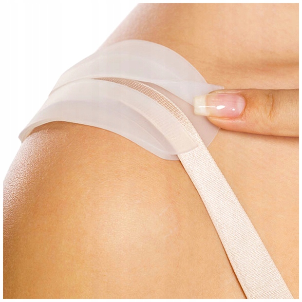 

Bye Bra Cushion-Strap Pads Clear Damski