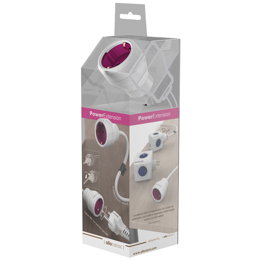 Przedłużacz Allocacoc PowerExtension 5m WYŁĄCZNIK Model 8202/FRPE5M