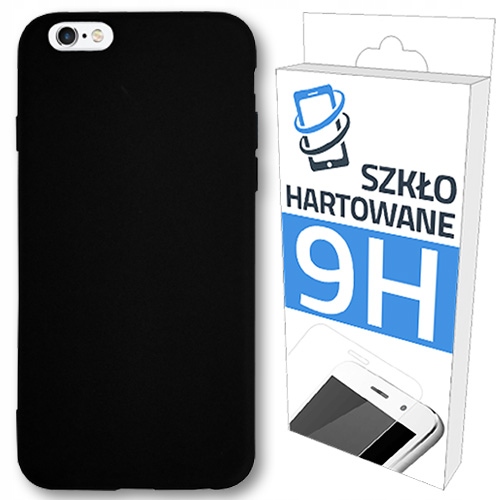

Czarne Etui+szkło Hartowane Do Apple Iphone 6