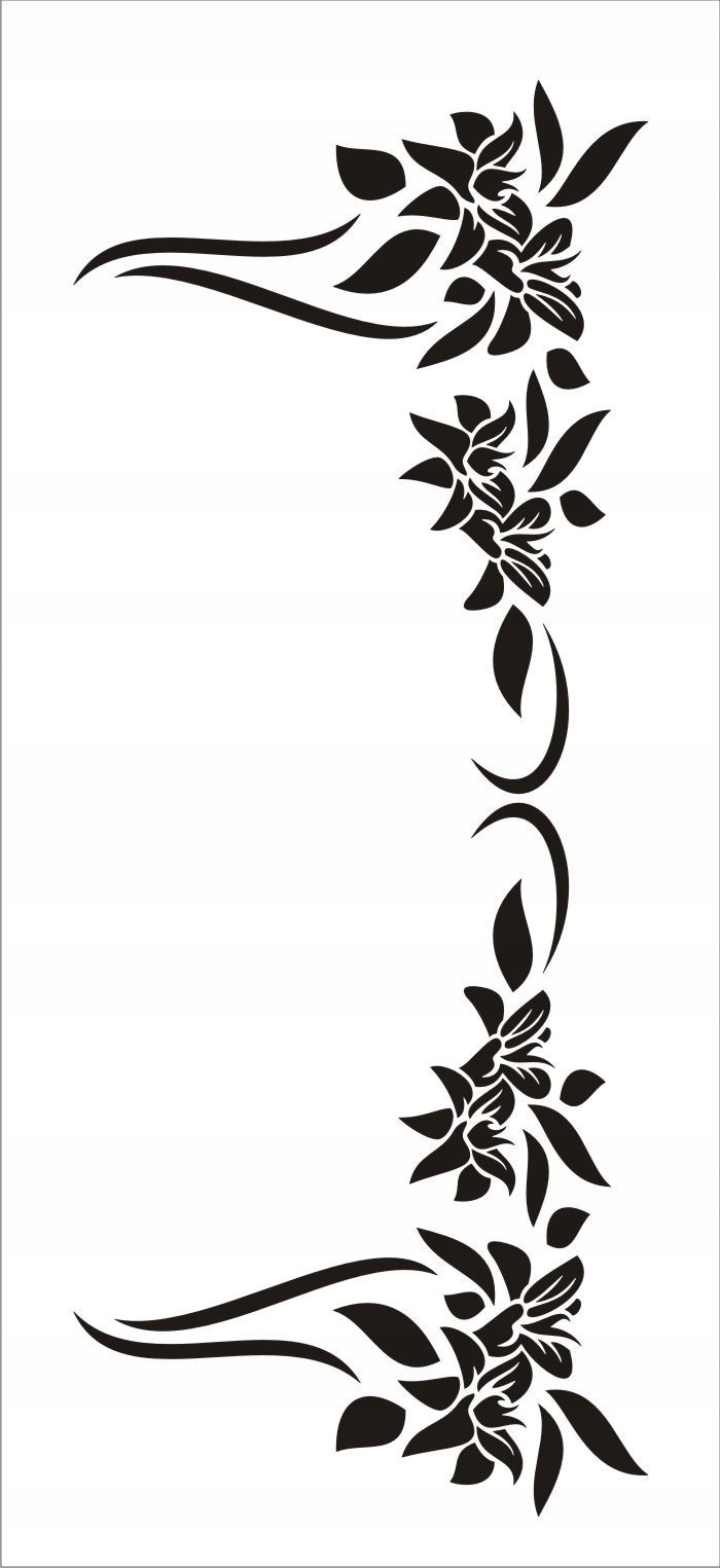 

Naklejka na ścianę meble lustro dekor Ornament 104