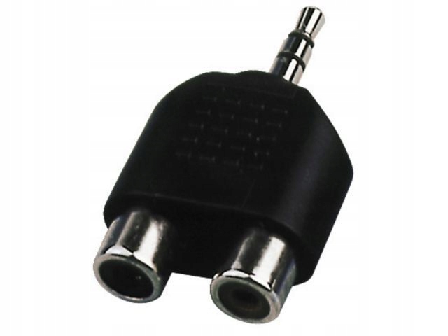 

Przejściówka 2x Rca - Mini Jack 3.5mm Stero Hi-End