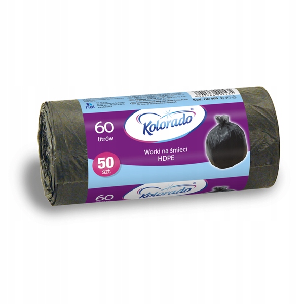 

Worki na Śmieci Hdpe 60L Kolorado - 50szt.